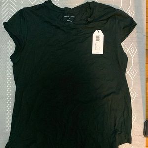 Universal Standard Ashley tee, forest green, XS